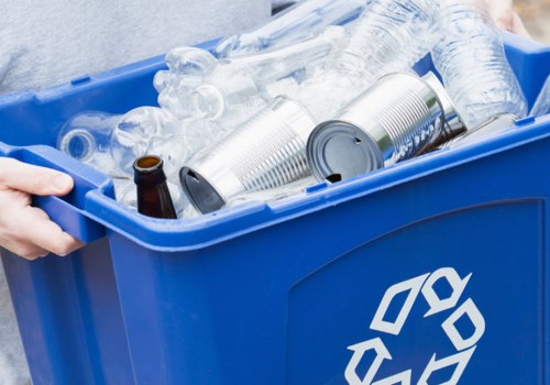 Are there any special considerations for disposing of non-recyclable materials after a job is completed?